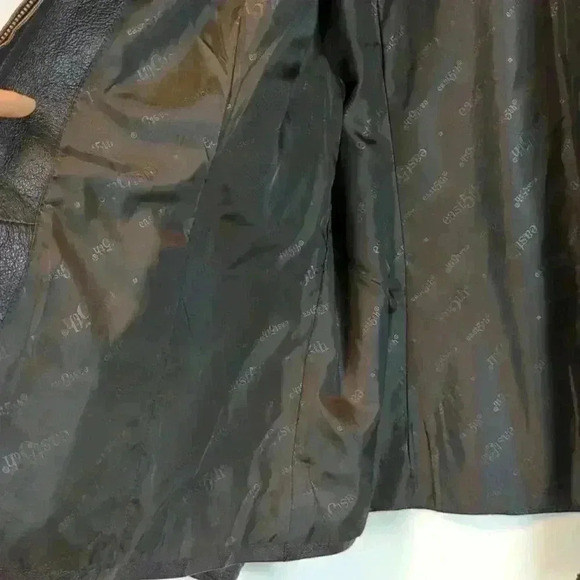East 5th Brown Genuine Leather Jacket Women's Size 1 Extra - Picture 12 of 15